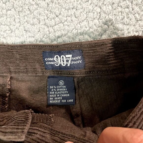 Vintage Company 907 Strirrup Trousers Women's Pants Corduroy Brown Riding SZ 16 - Picture 4 of 6